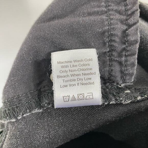 Coldwater Creek Size 14 Ankle Jeans Black Charcoal Wash 5-Pocket - Picture 5 of 5